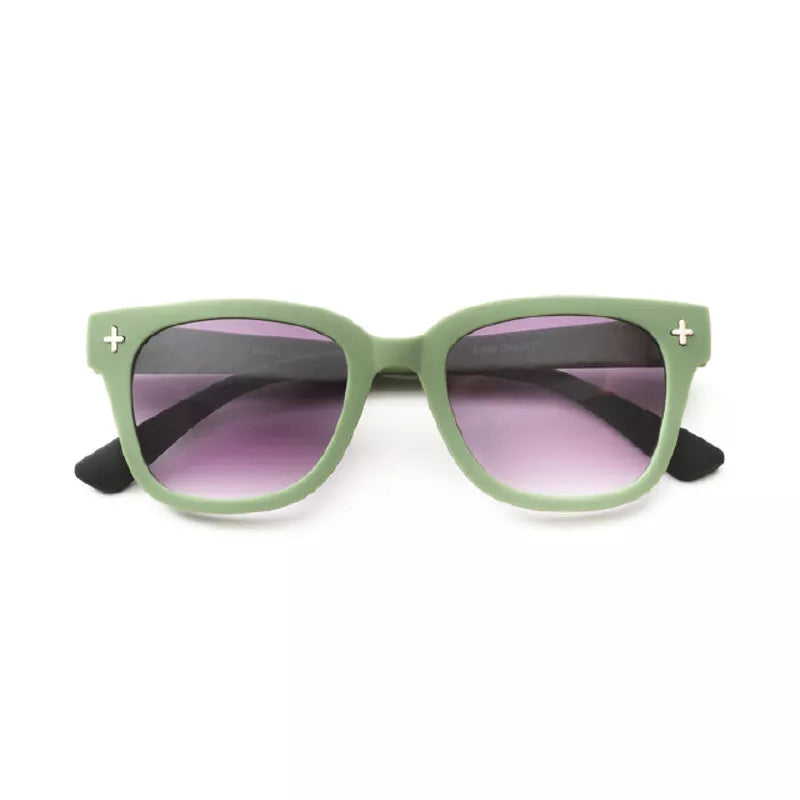 Okkia  - GIOVANNI Unisex Sunglasses - Green Black
