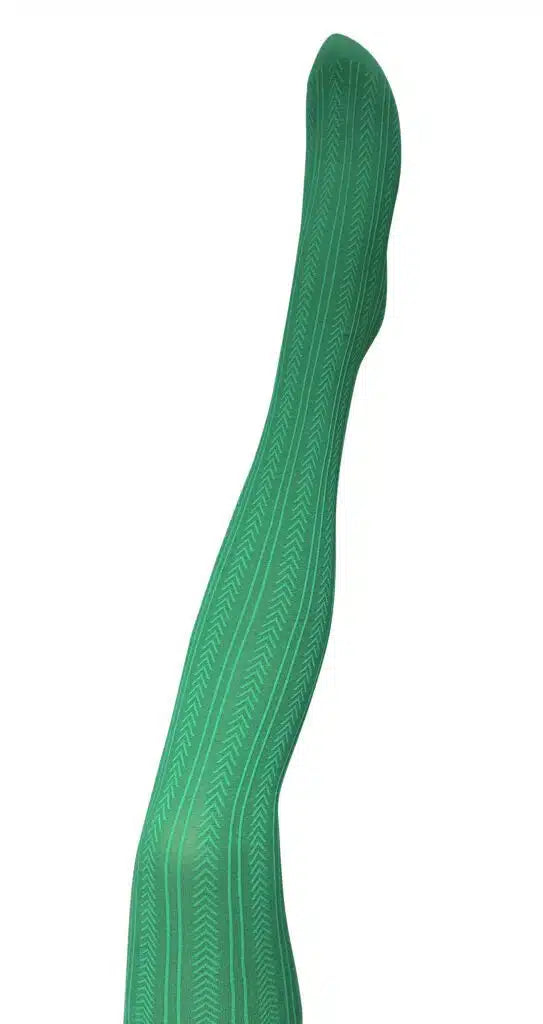 Tightology - Chic Cotton Tights - Bright Green