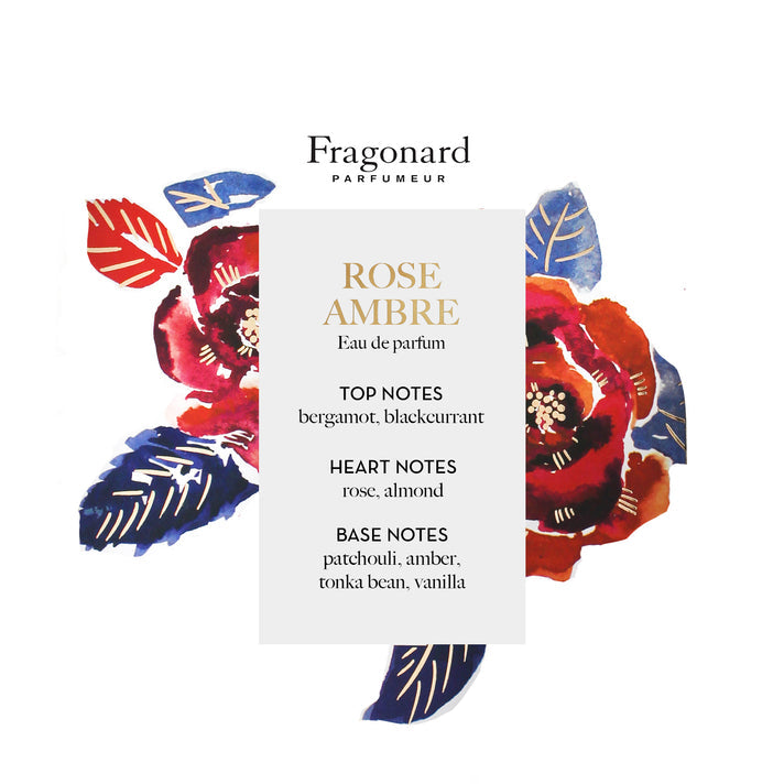 Fragonard - Rose Ambre - Soap &amp; Soap Dish