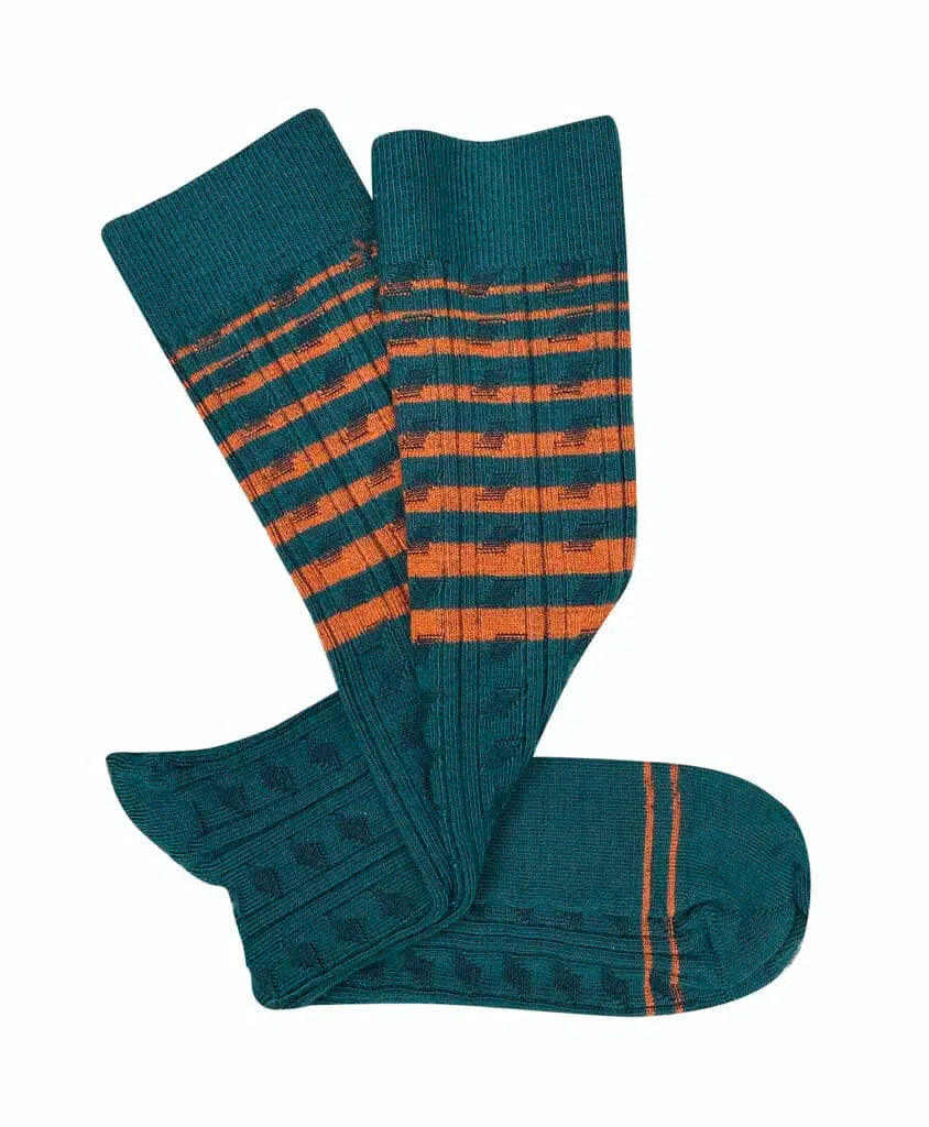 Tightology – Harmony Green Merino Wool Socks