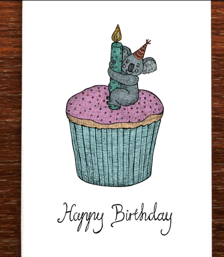 Nonsense Maker Card - Koala Cupcake