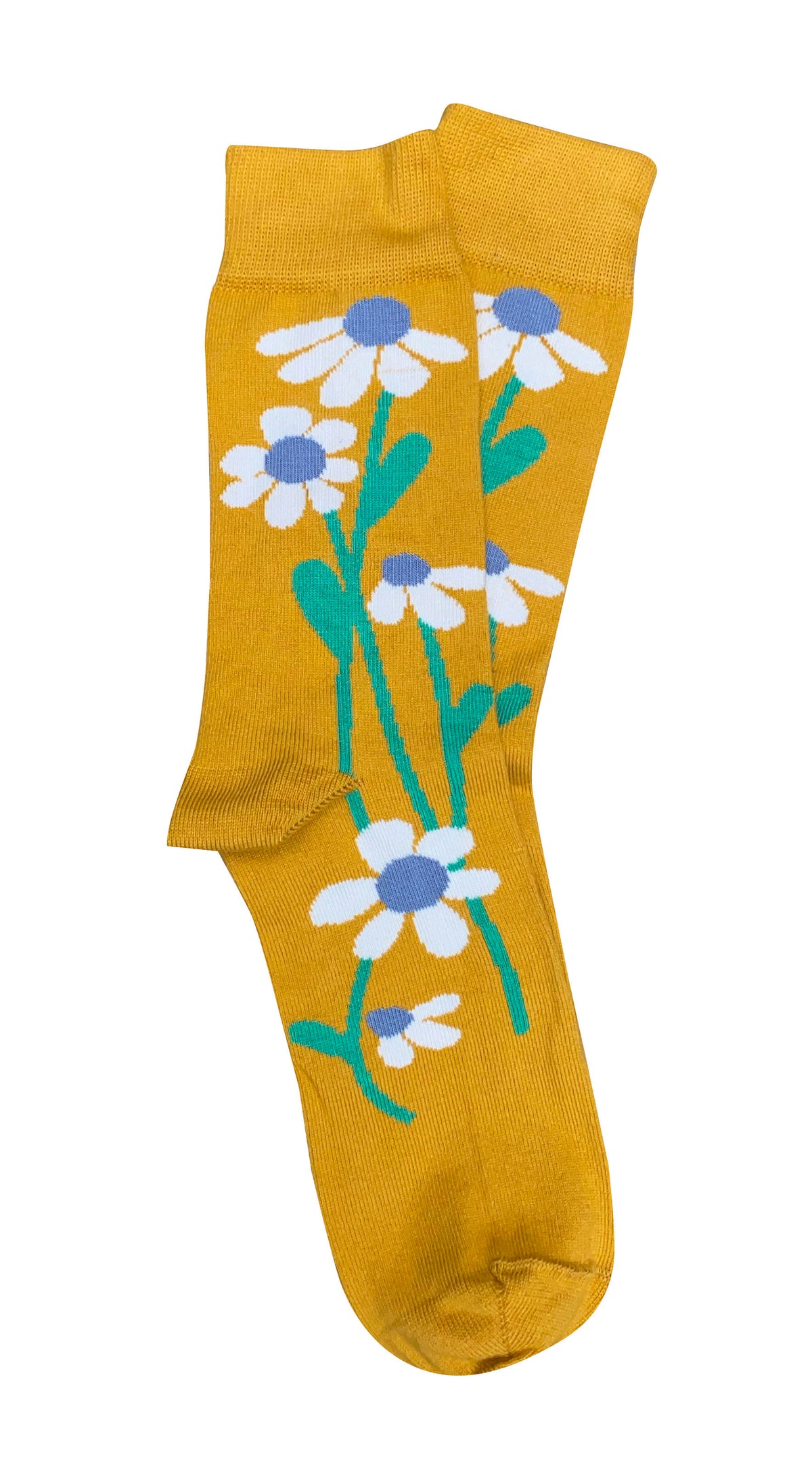 Tightology – Daisy Cotton Socks in Mustard