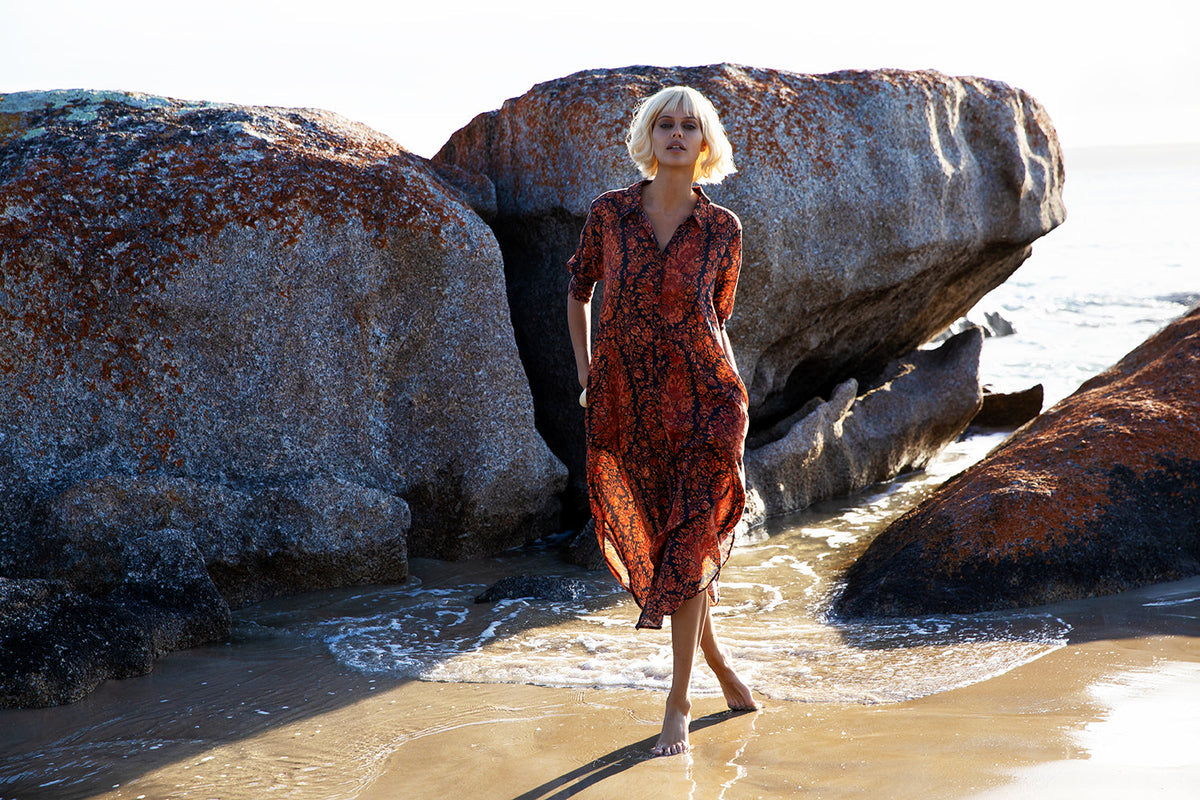 One Season - Daisy Salina Maxi Cotton - Topaz