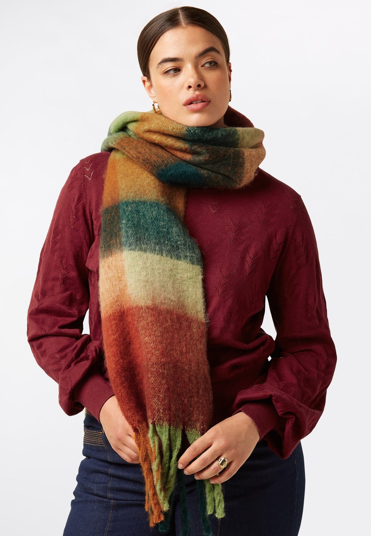 King Louie - Check Scarf - Multi