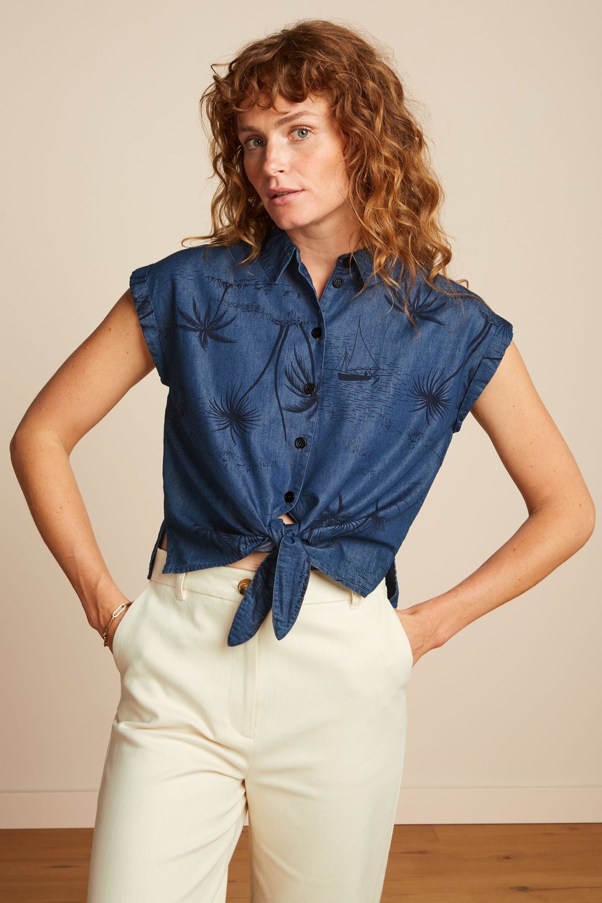 King Louie - Knot Blouse - Daytrip