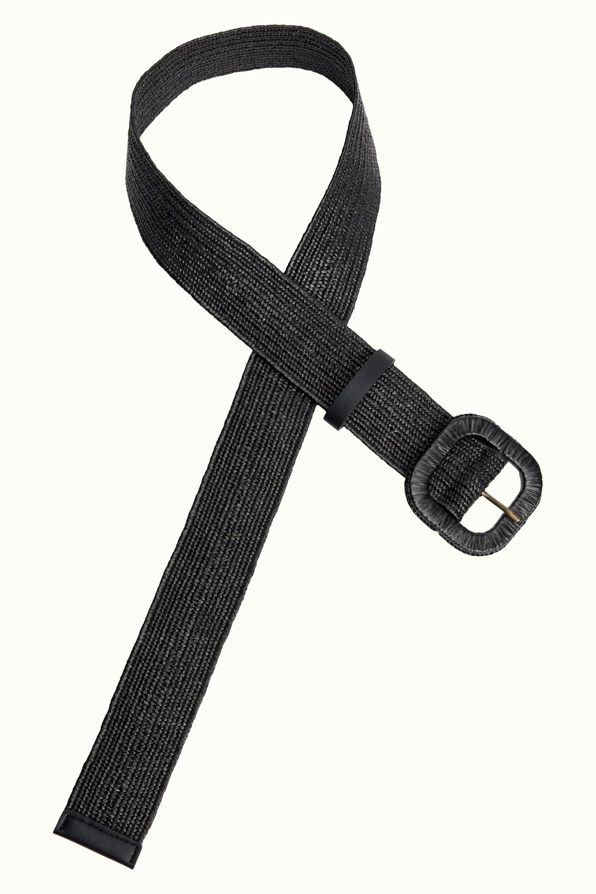 King Louie -  Raffia Belt - Black