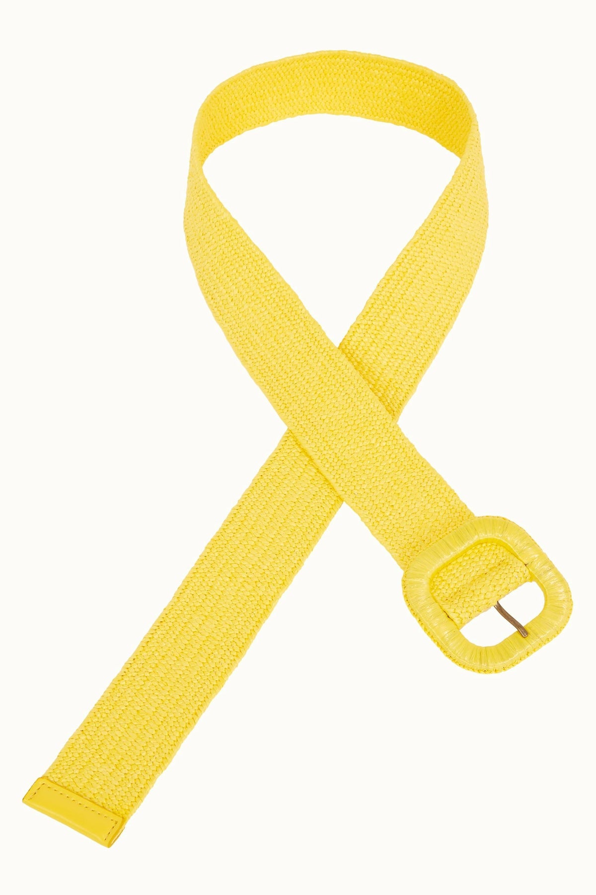 King Louie -  Raffia Belt - Yellow