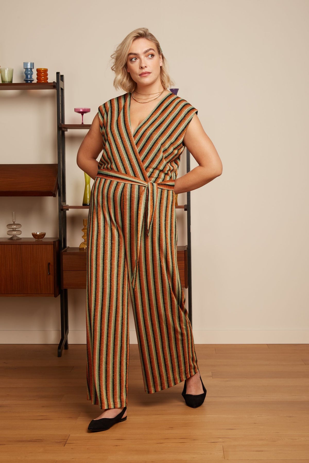 King Louie -  Mary Jumpsuit - Piso Stripe