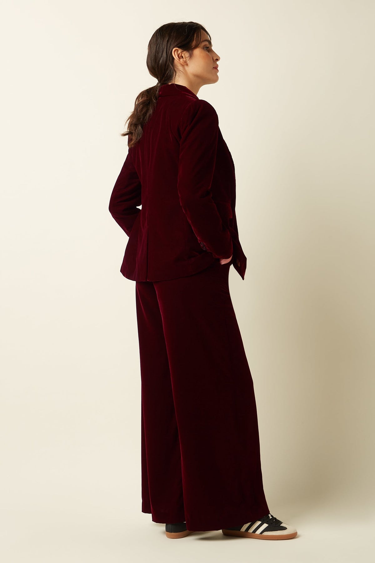 King Louie -  Pepper Pant Velvet - Red