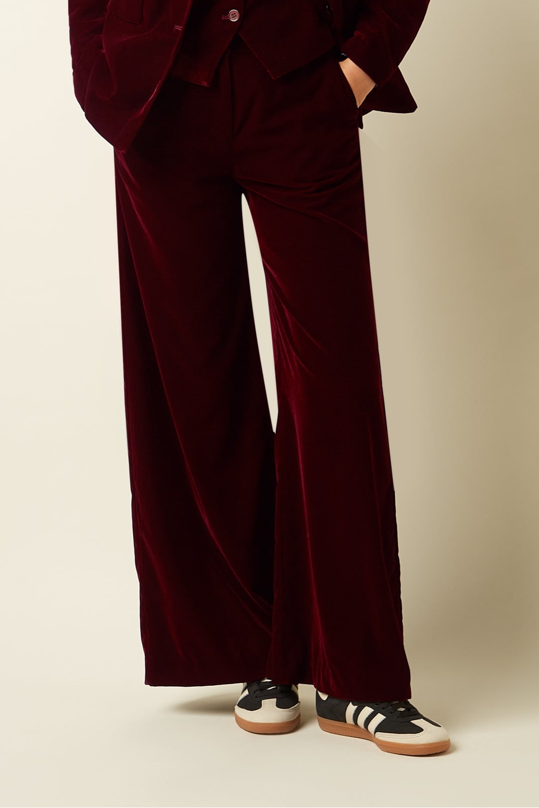 King Louie -  Pepper Pant Velvet - Red