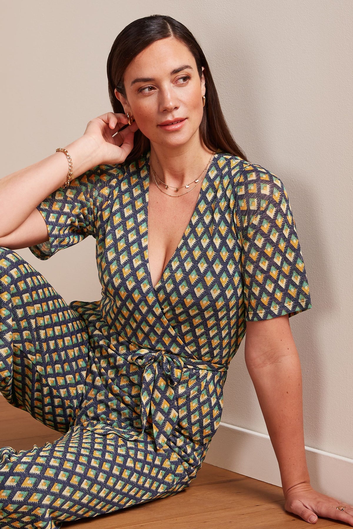 King Louie - Zita Jumpsuit -  Pebble