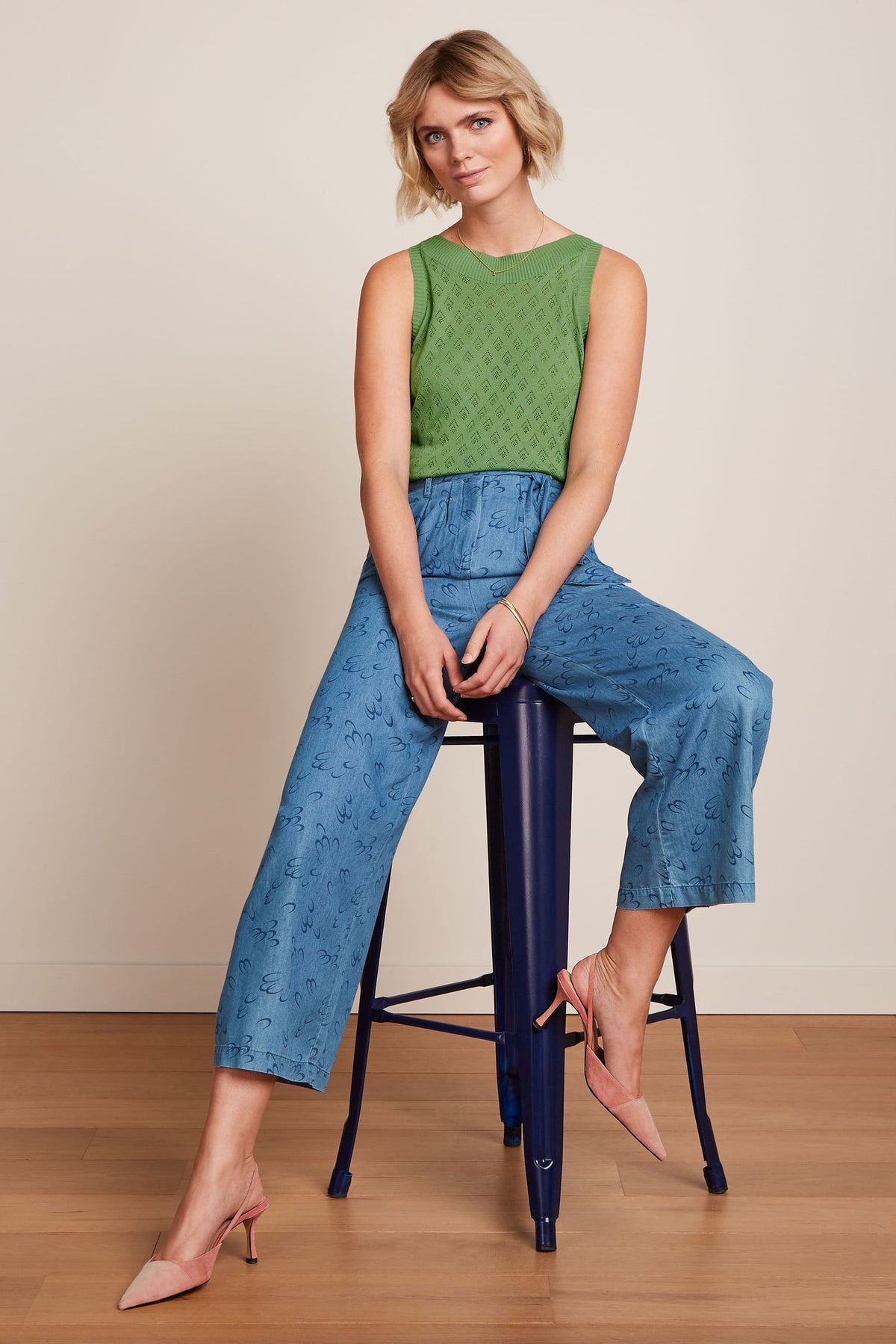 King Louie - Neva Cropped Pants -  Coco