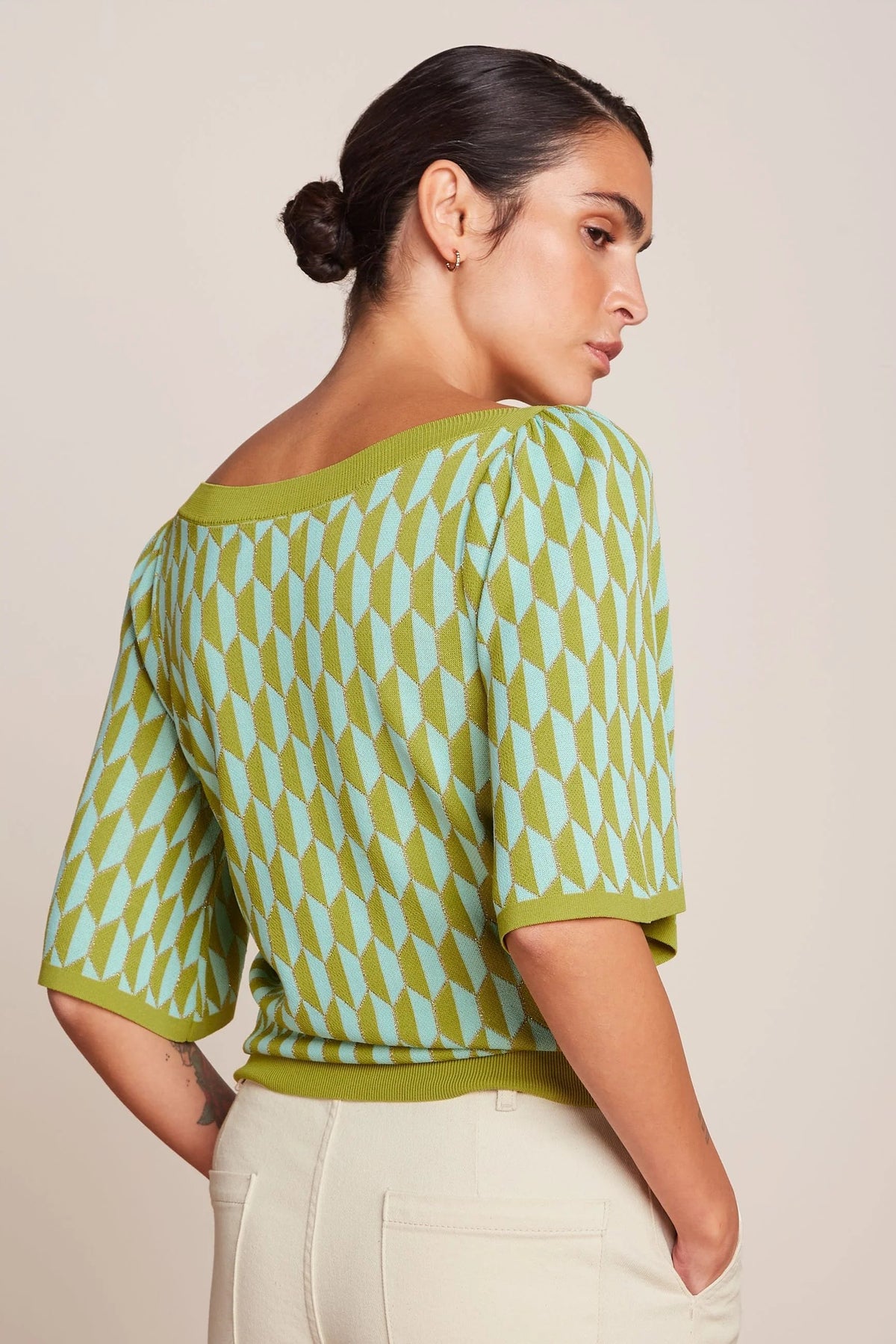 King Louie - Ivy Top Wide Sleeve - Dune