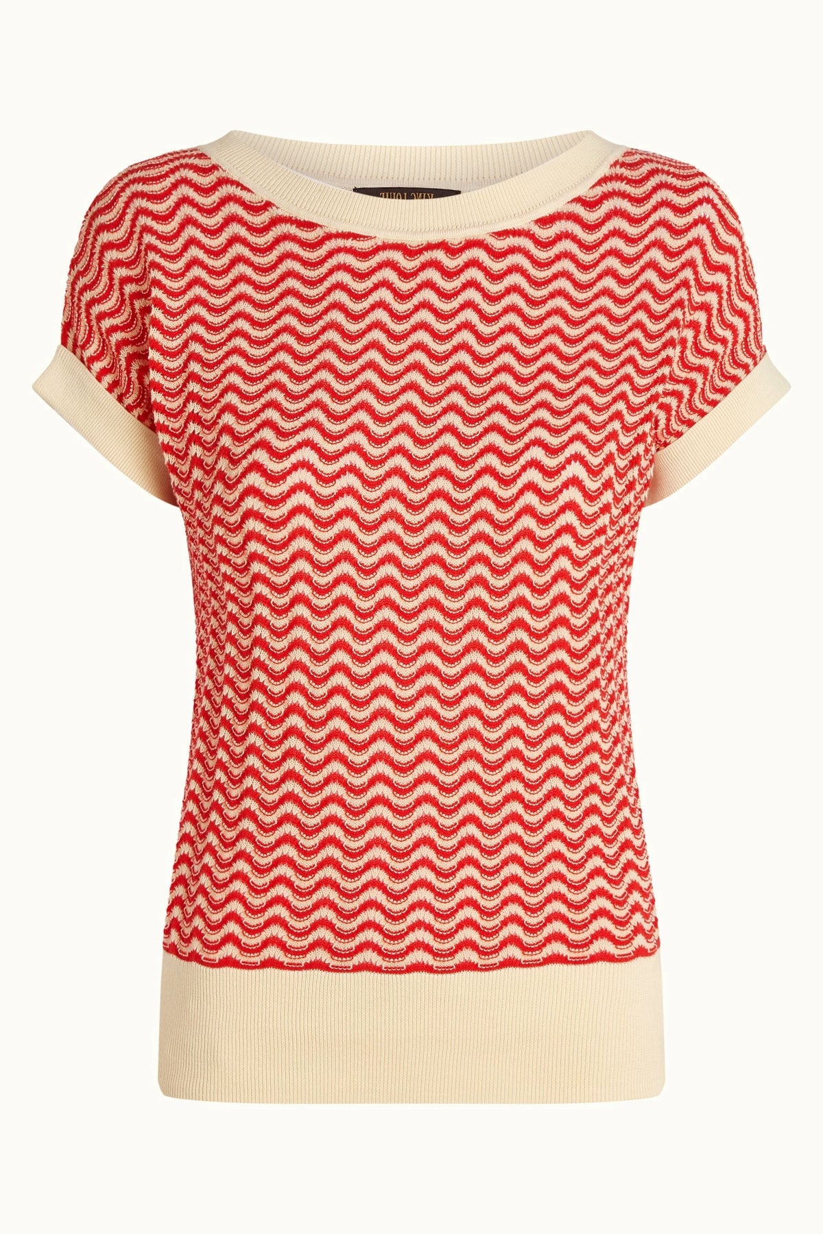 King Louie - Boatneck Top - Tide Red