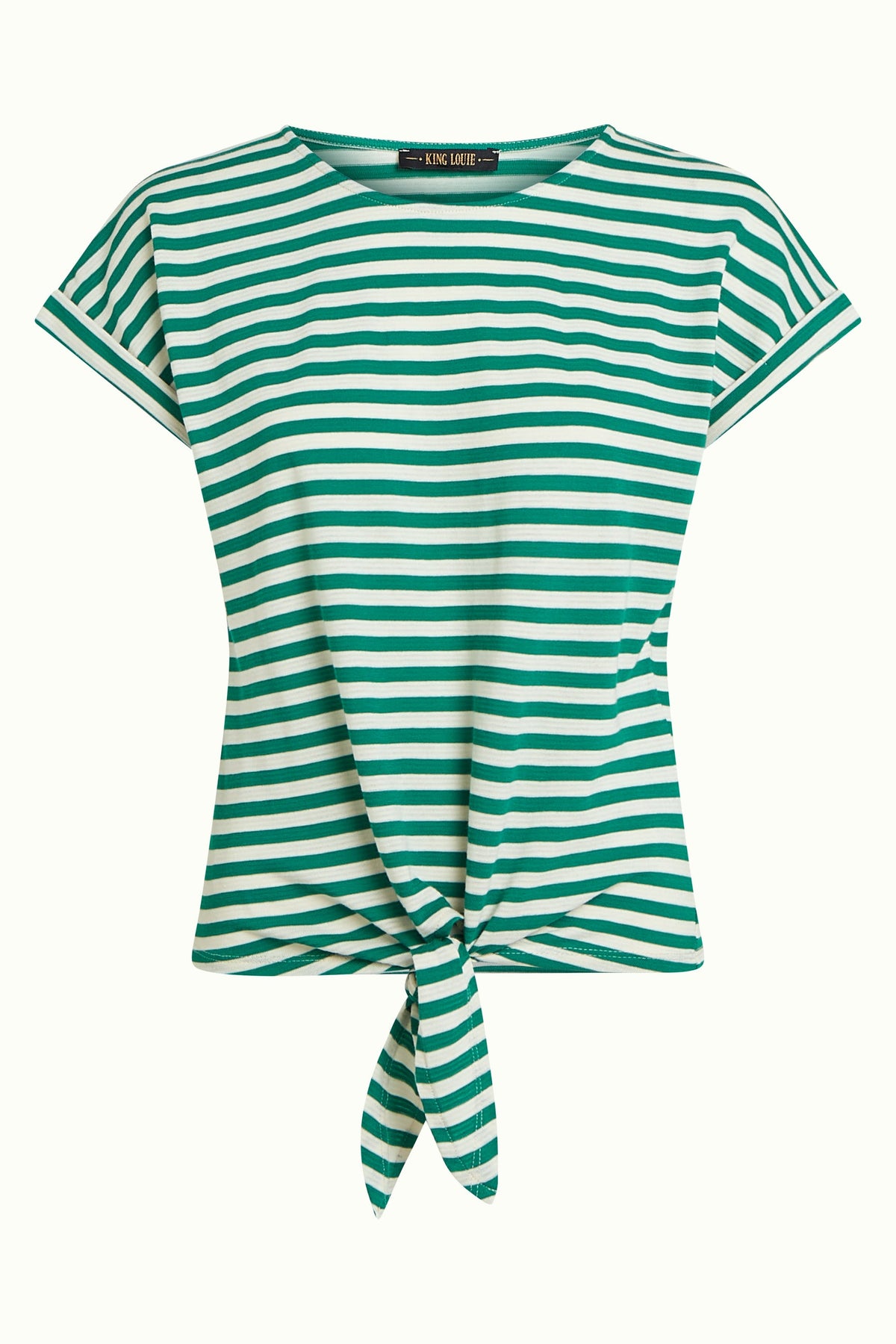 King Louie - Aria Knot Top -  Green