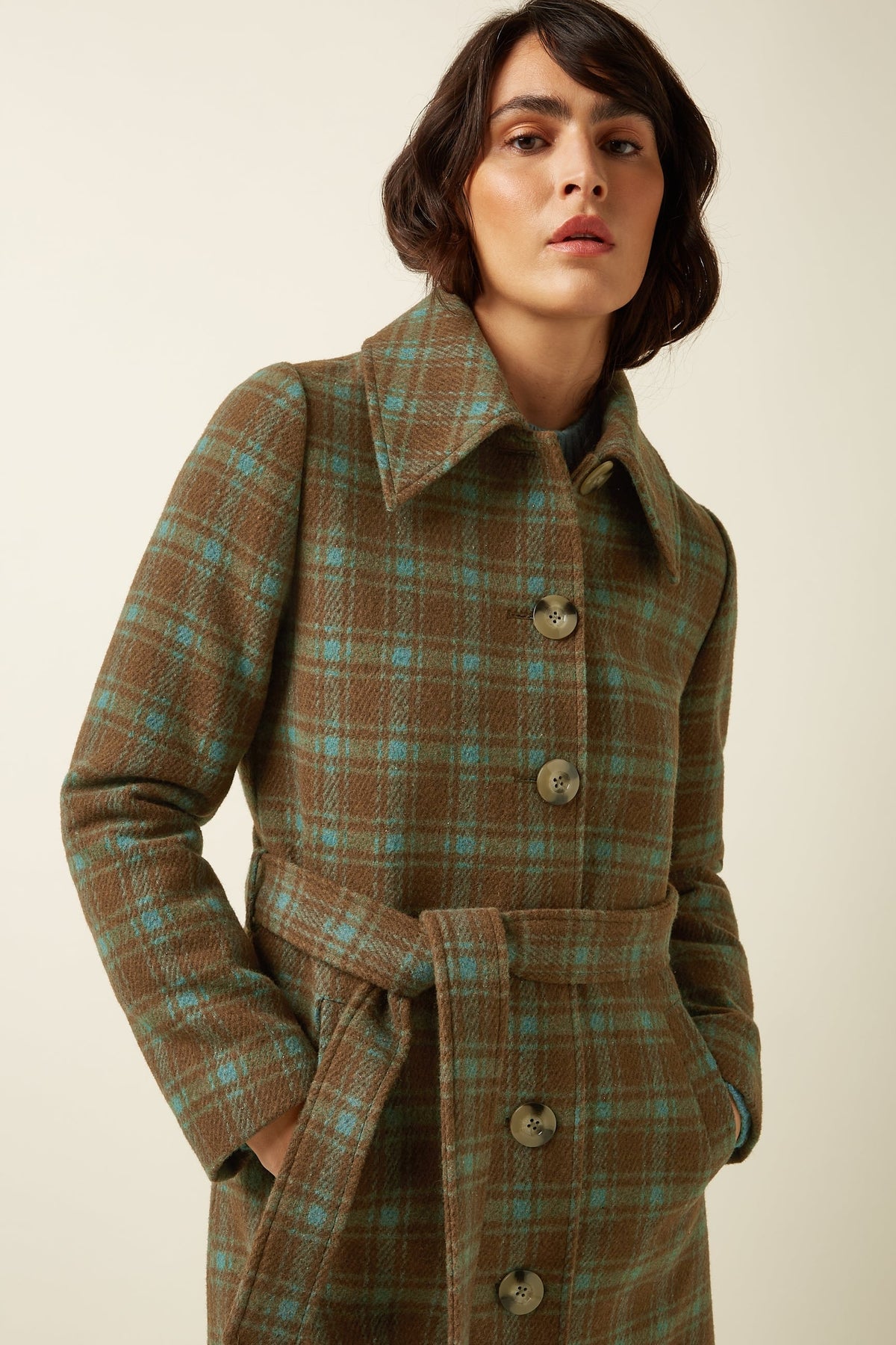 King Louie - Arabella Coat - Coppa Check
