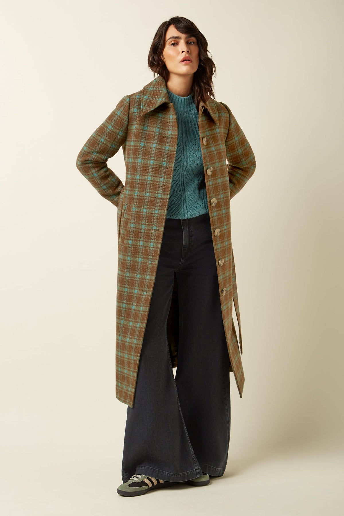 King Louie - Arabella Coat - Coppa Check
