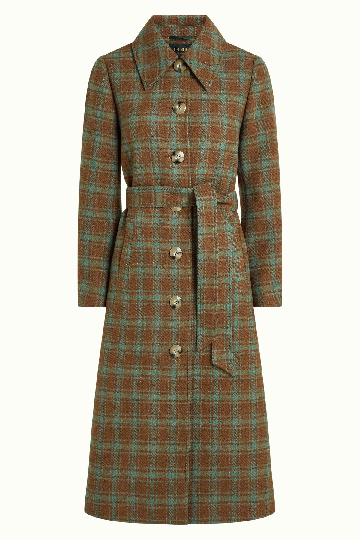 King Louie - Arabella Coat - Coppa Check