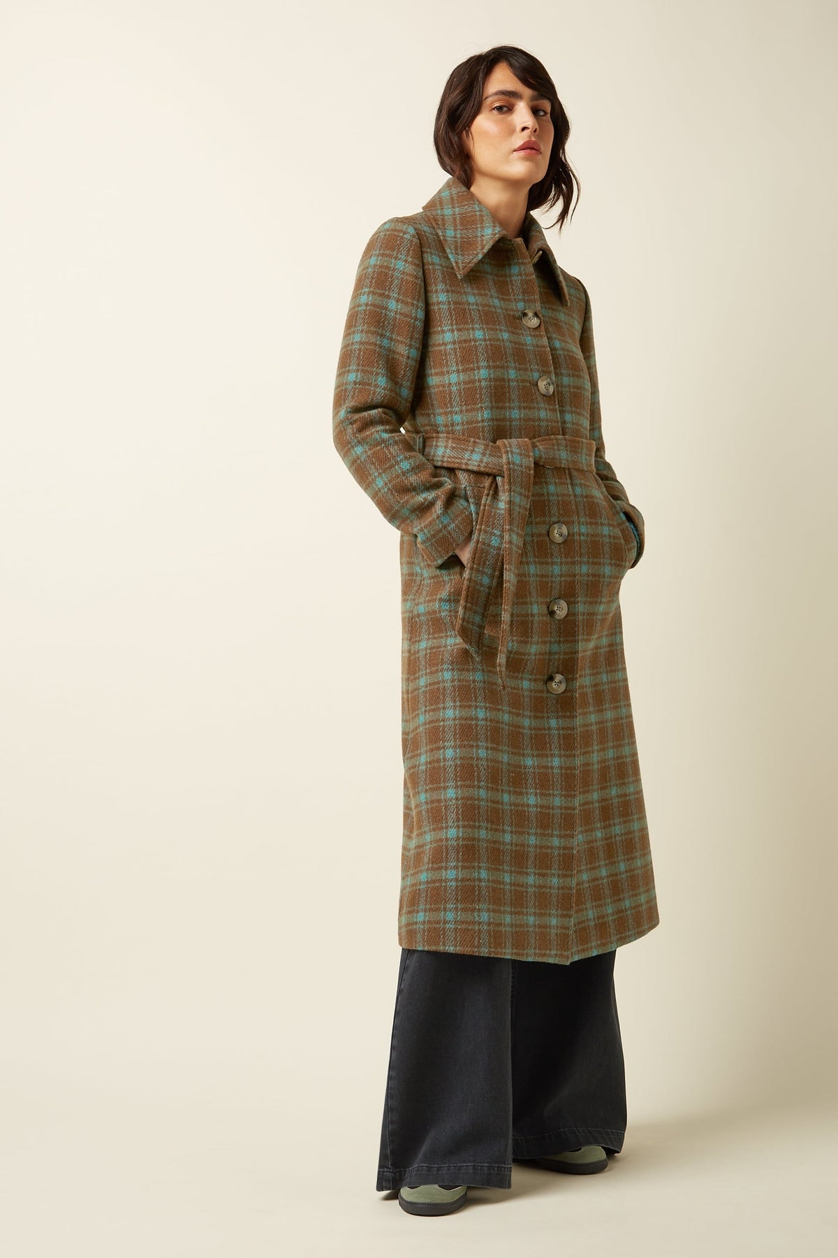 King Louie - Arabella Coat - Coppa Check