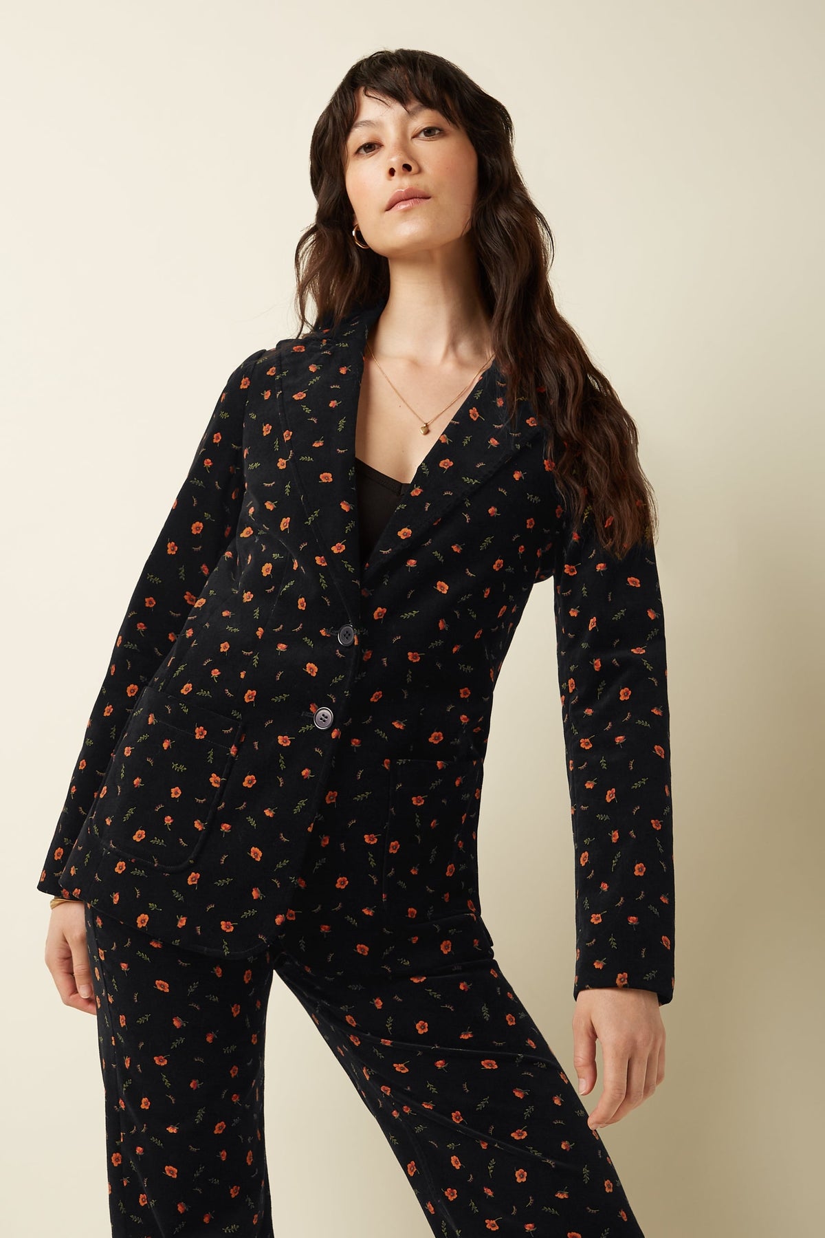 King Louie - Bibi Blazer Long - Velvet Nival
