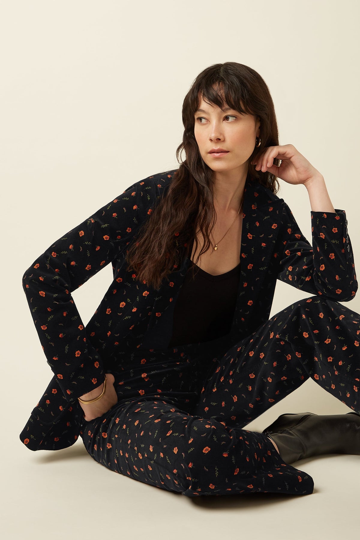 King Louie - Bibi Blazer Long - Velvet Nival