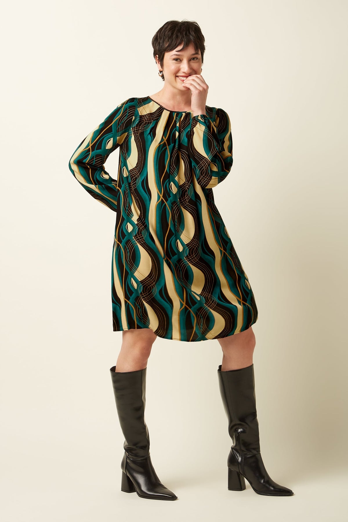 King Louie - Laura Pleat Dress - Elysse