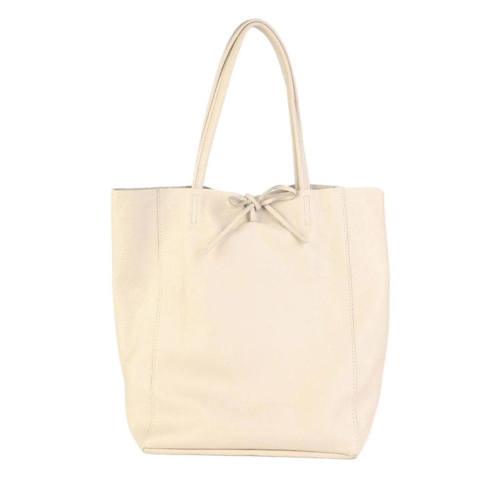 Maison Fanli - Leather Tote - Cream