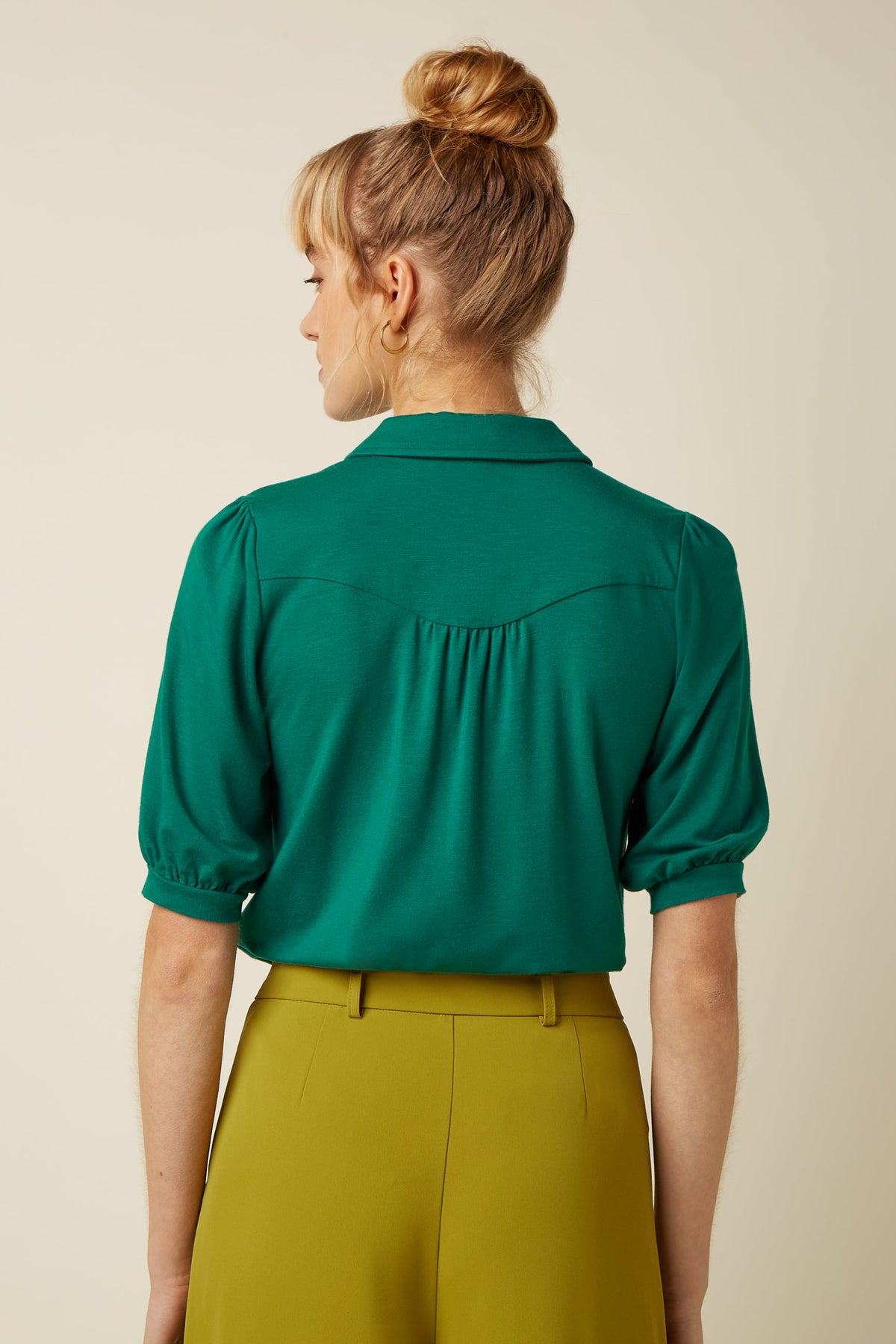 King Louie - Carina Blouse - Tulum Green