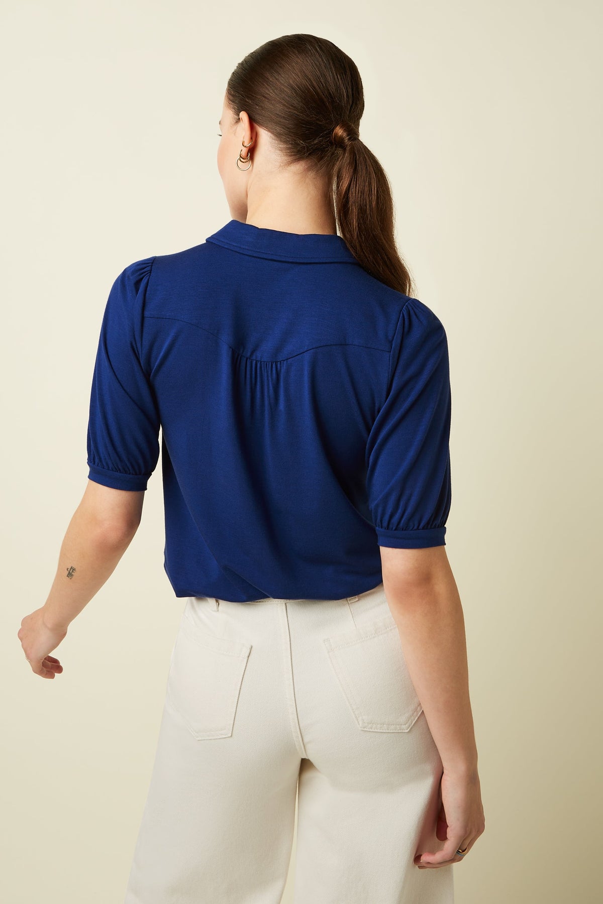 King Louie - Carina Blouse - Tulum Blue