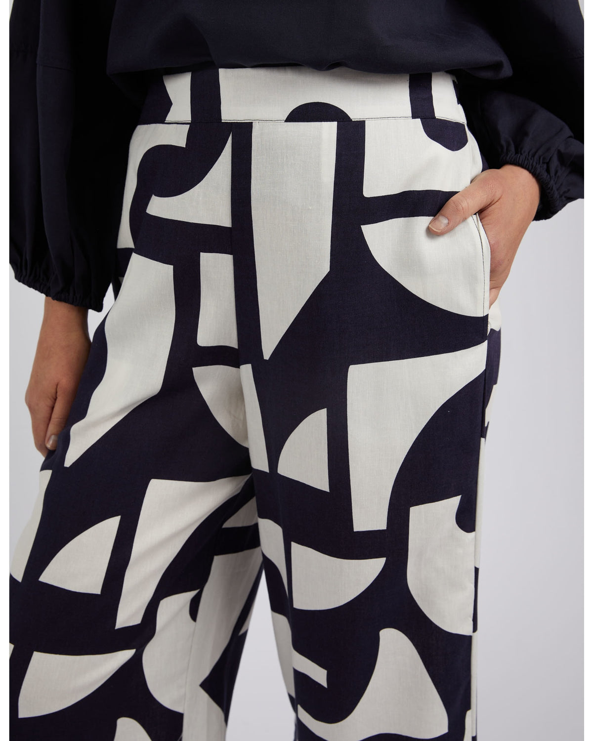 Elm - Dali Abstract Pant - Midnight