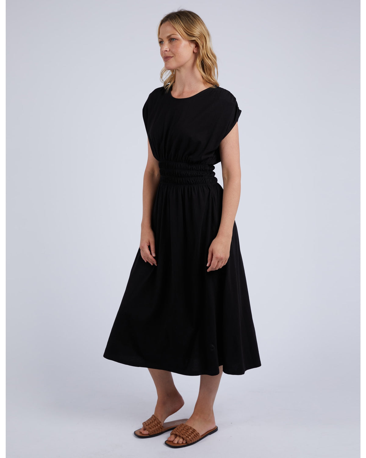 Elm - Nelle Cotton Jersey Dress - Black