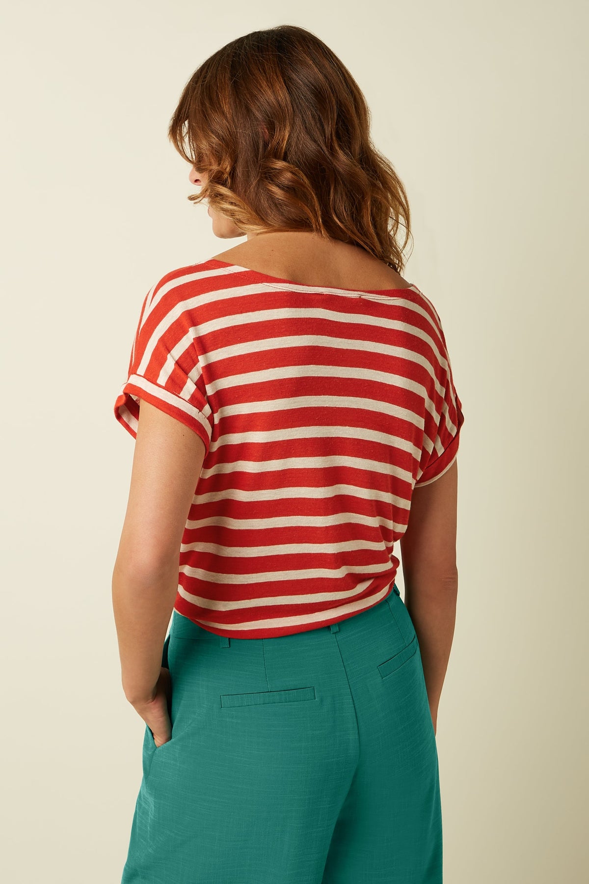 King Louie - Aria Knot Top -  Sun Orange