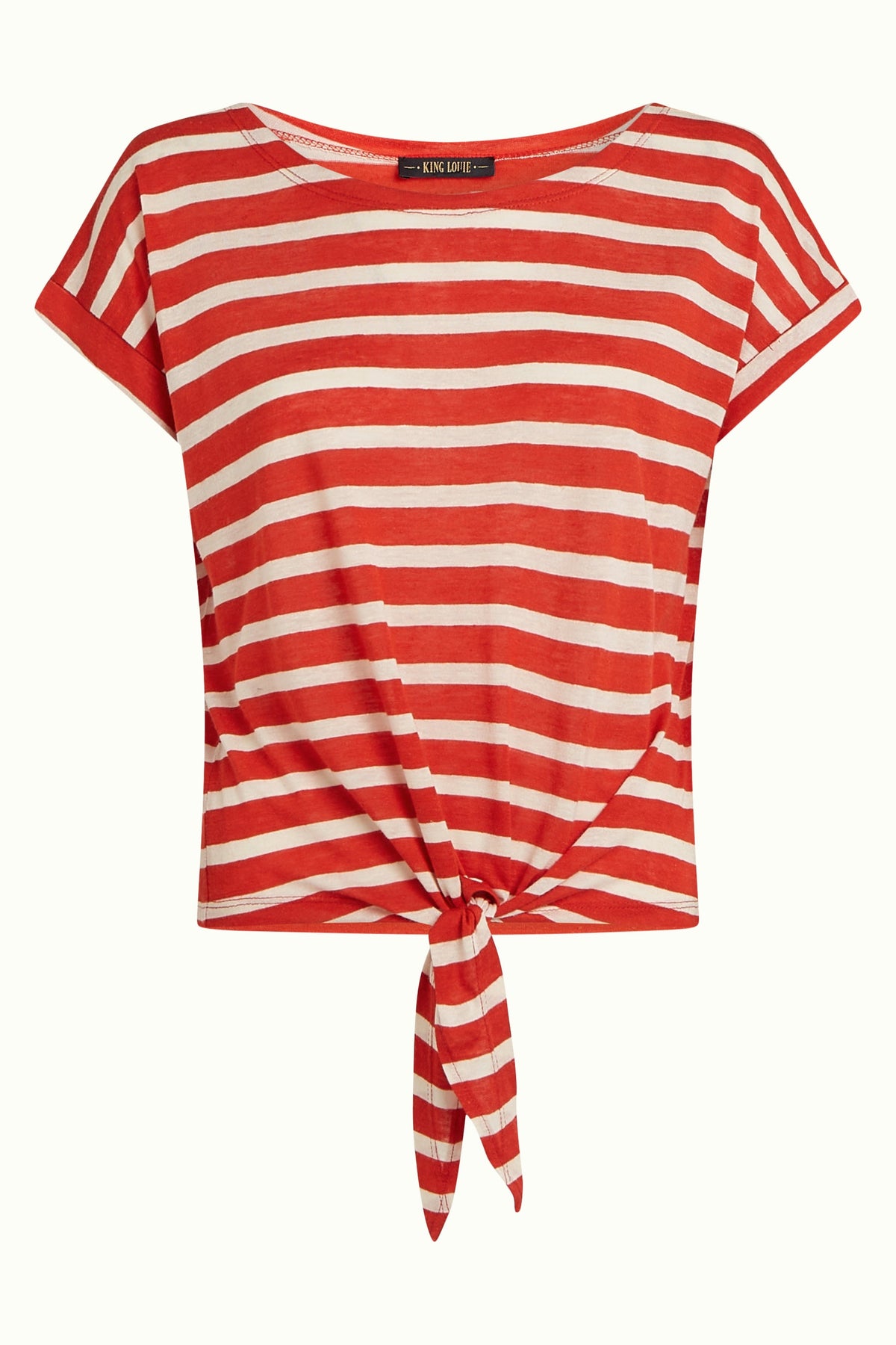 King Louie - Aria Knot Top -  Sun Orange