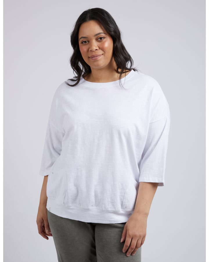 Elm - Mazie Sweat - White