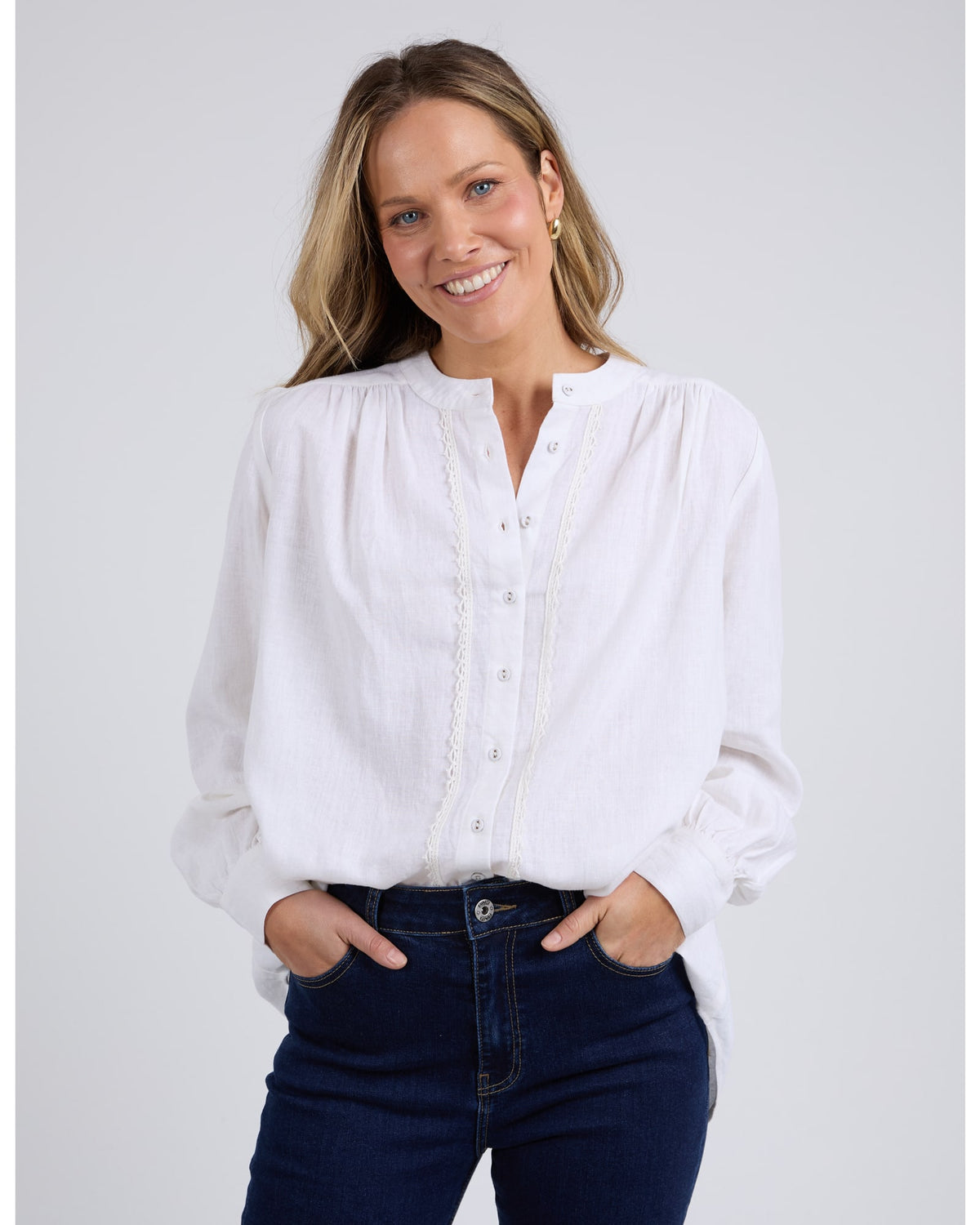 Elm - Lucille Blouse - Marshmallow