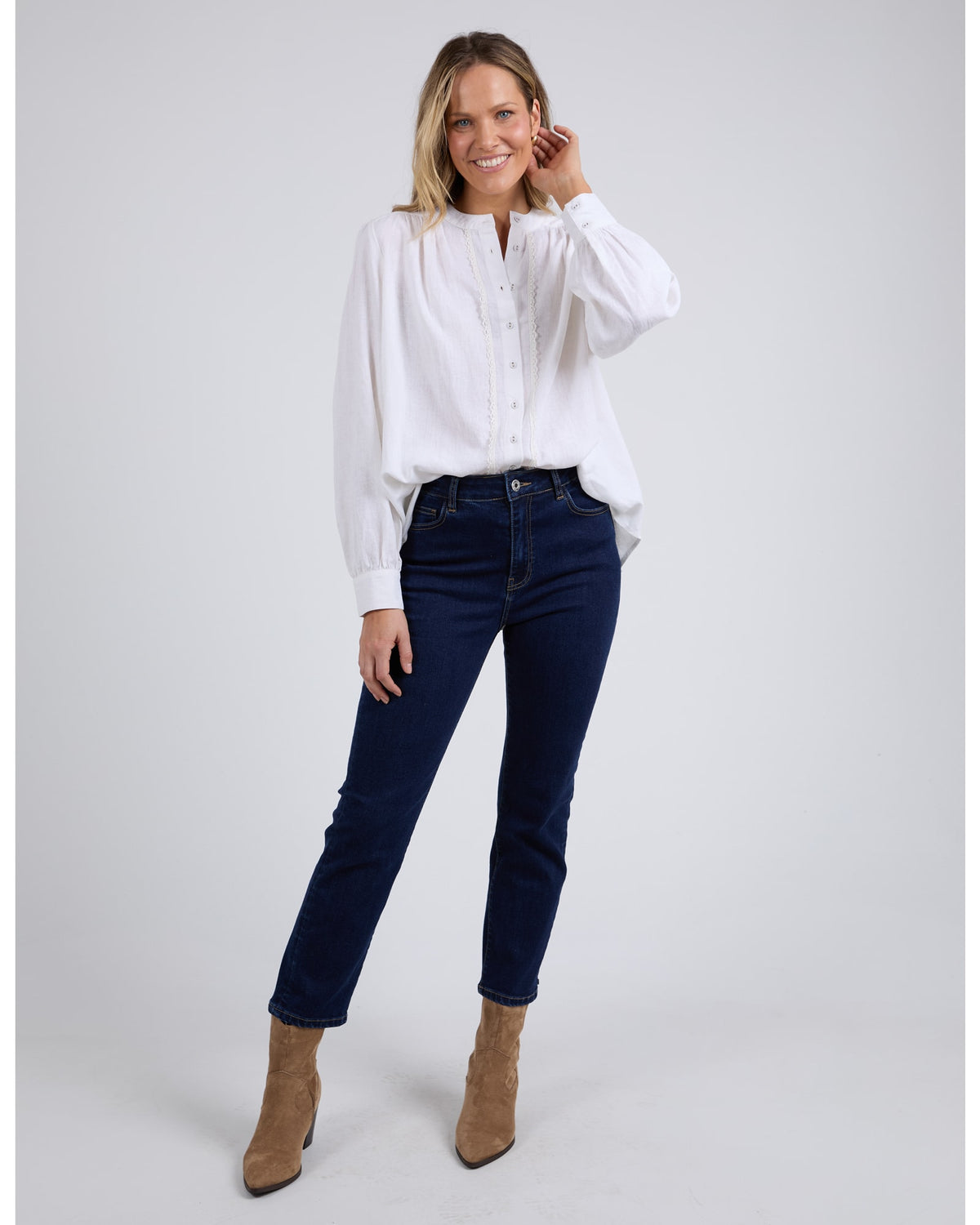 Elm - Lucille Blouse - Marshmallow