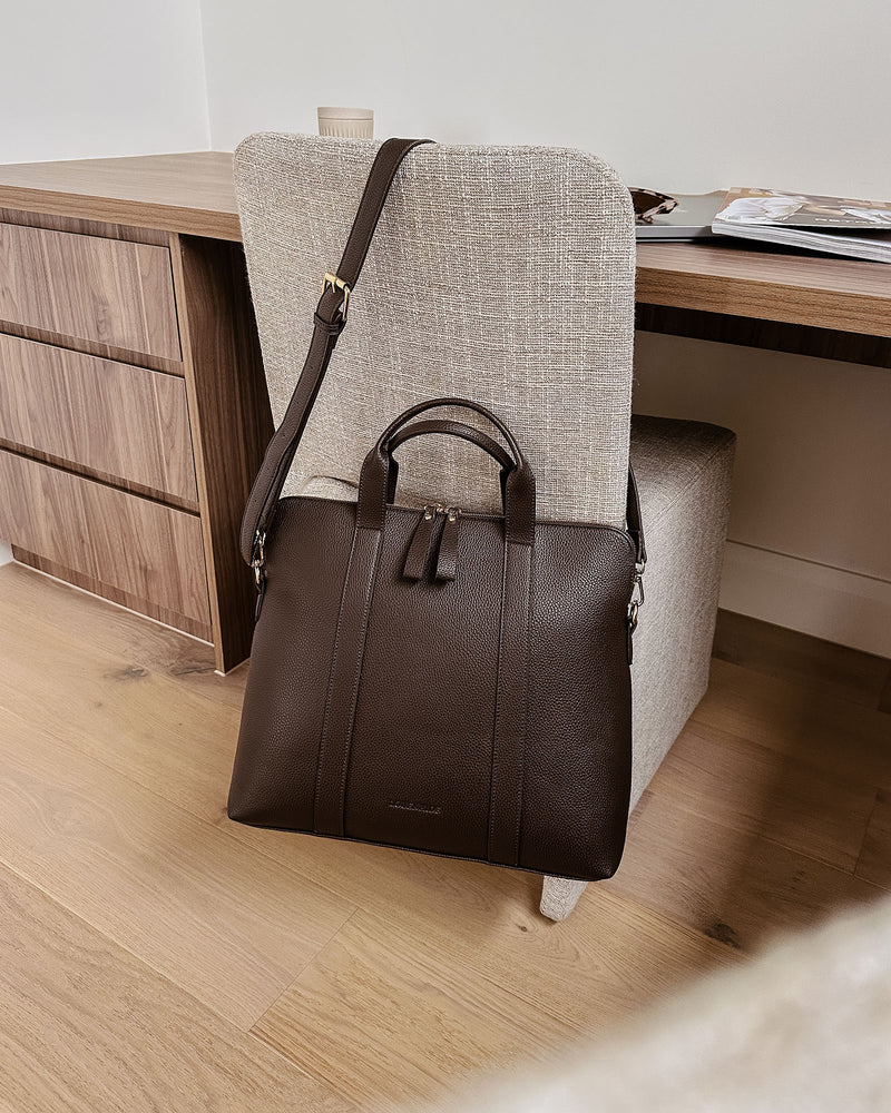 Louenhide - Rhodes Laptop Bag - Chocolate
