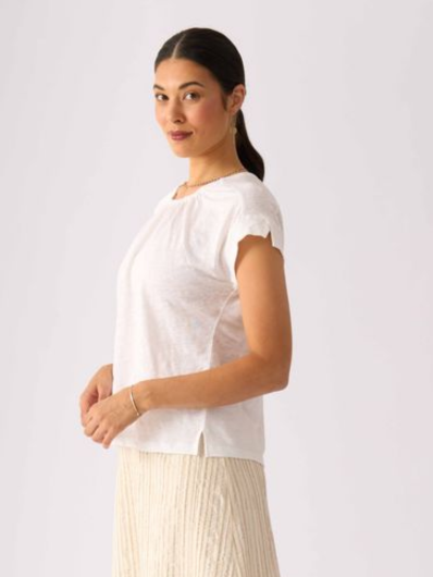 Foil  - Glowing Places Top - White