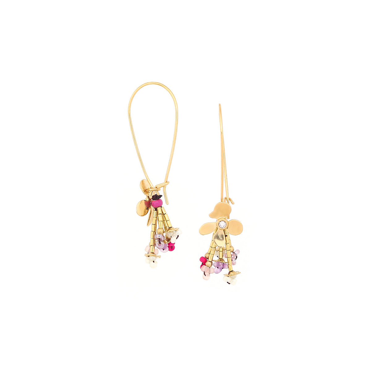 Franck Herval -  ESTELLE Floral Hook Earrings