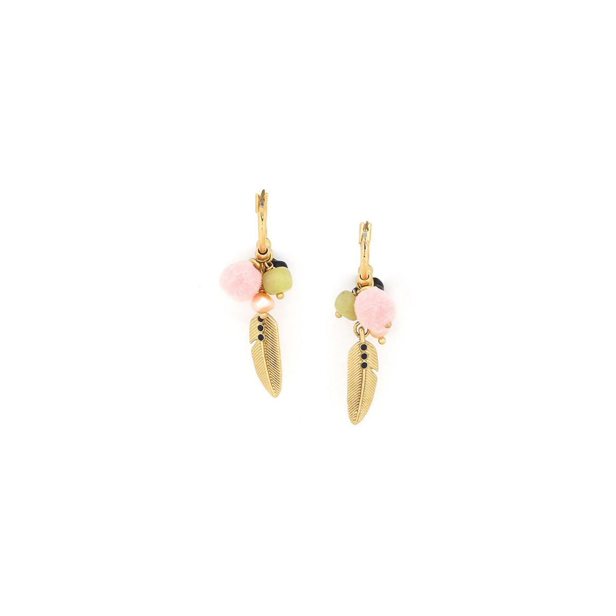 Franck Herval -  KEIRA - mini creole dangle earrings