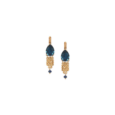 Franck Herval - CHARLIE crystallized french hooks top earrings