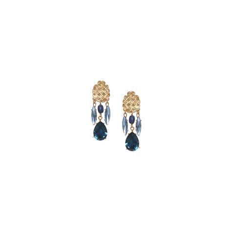 Franck Herval - CHARLIE 3 rows post earrings