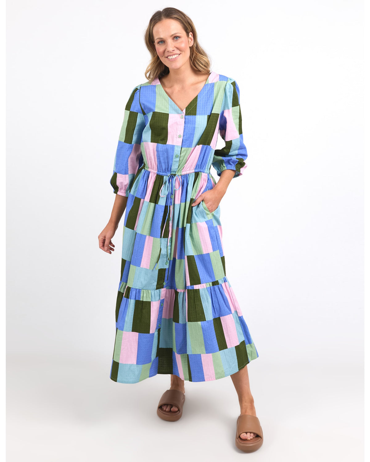 Elm - Odyssey Midi Dress - Multi