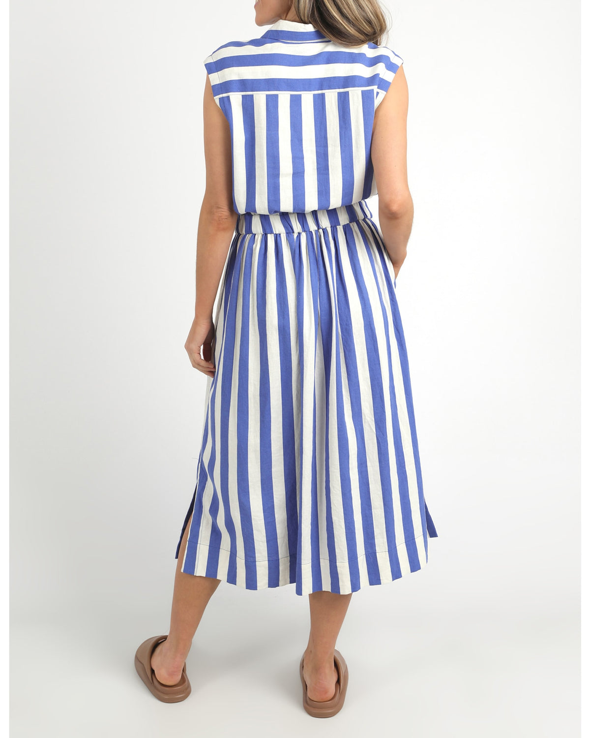 Elm - Palermo Stripe Dress - Royal