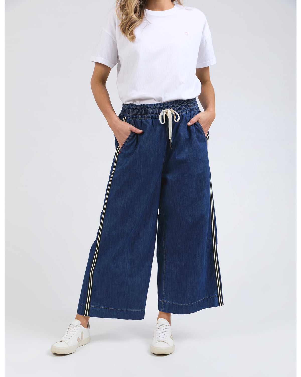 Elm - Greta Wide Leg Pant - Stripe