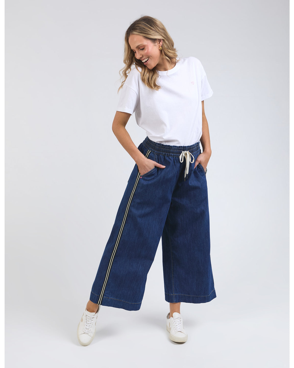 Elm - Greta Wide Leg Pant - Stripe