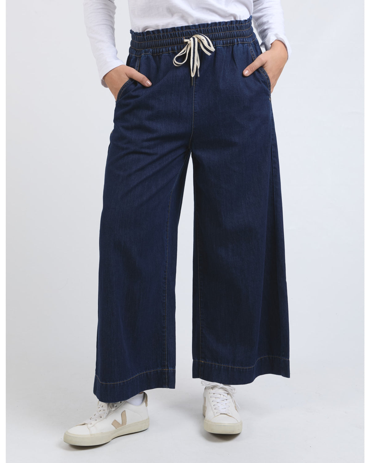 Elm - Greta Wide Leg Pant - Denim