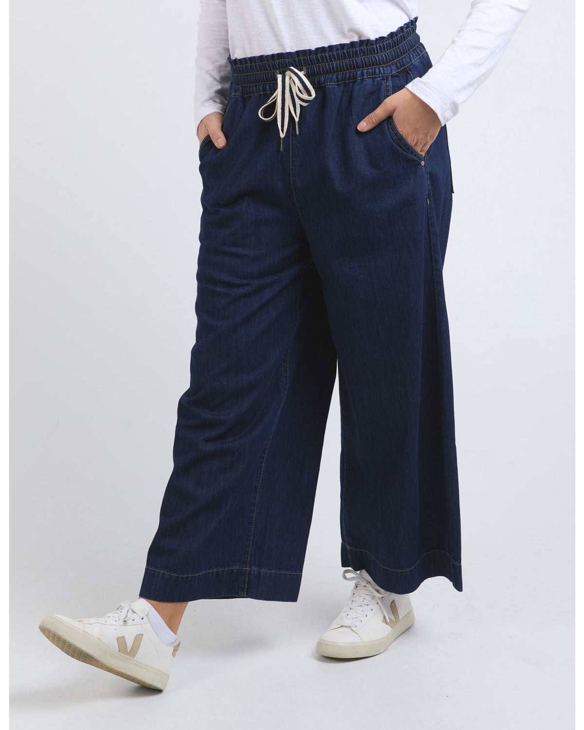 Elm - Greta Wide Leg Pant - Denim