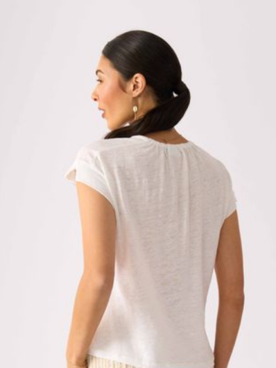 Foil  - Glowing Places Top - White