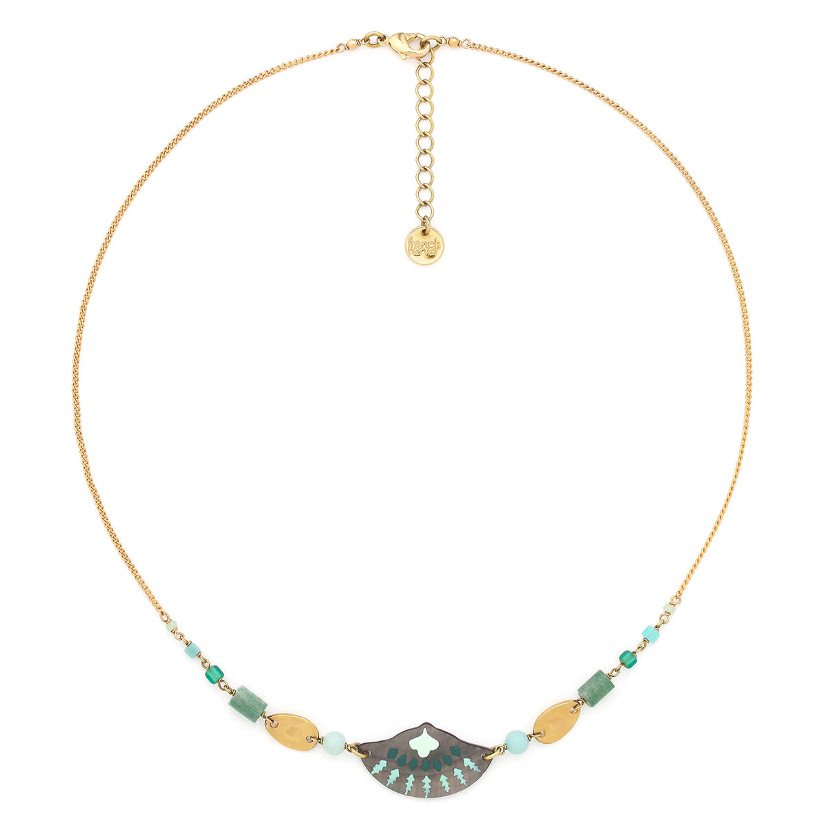 Franck Herval -  TALULAH - Beaded Shell Necklace